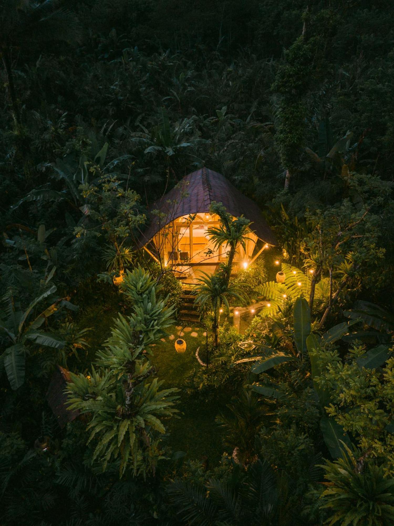 Вилла Arcada Bali Bamboo House Сидемен Экстерьер фото