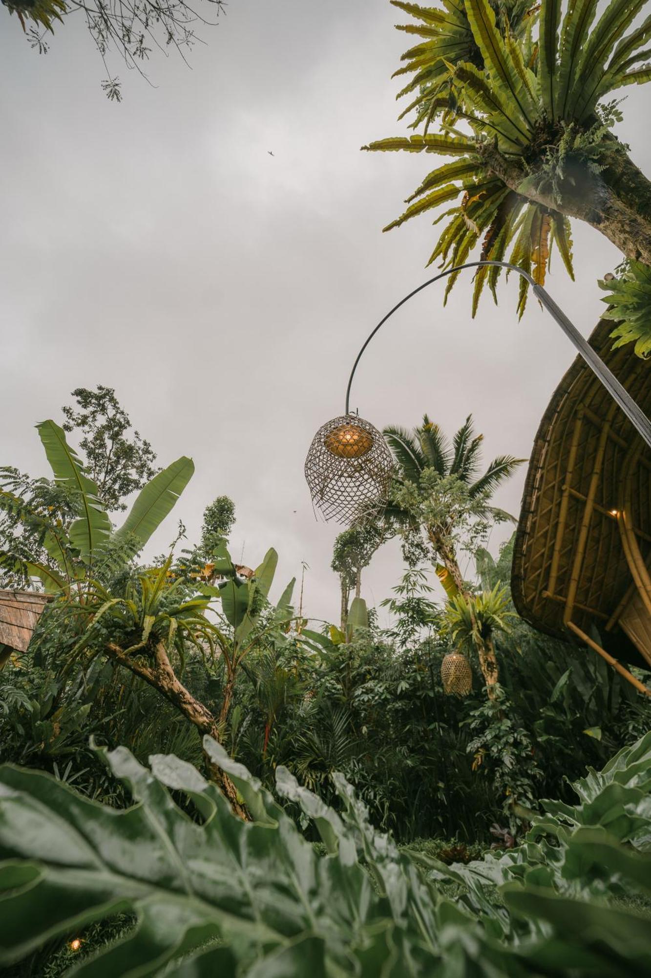 Вилла Arcada Bali Bamboo House Сидемен Экстерьер фото