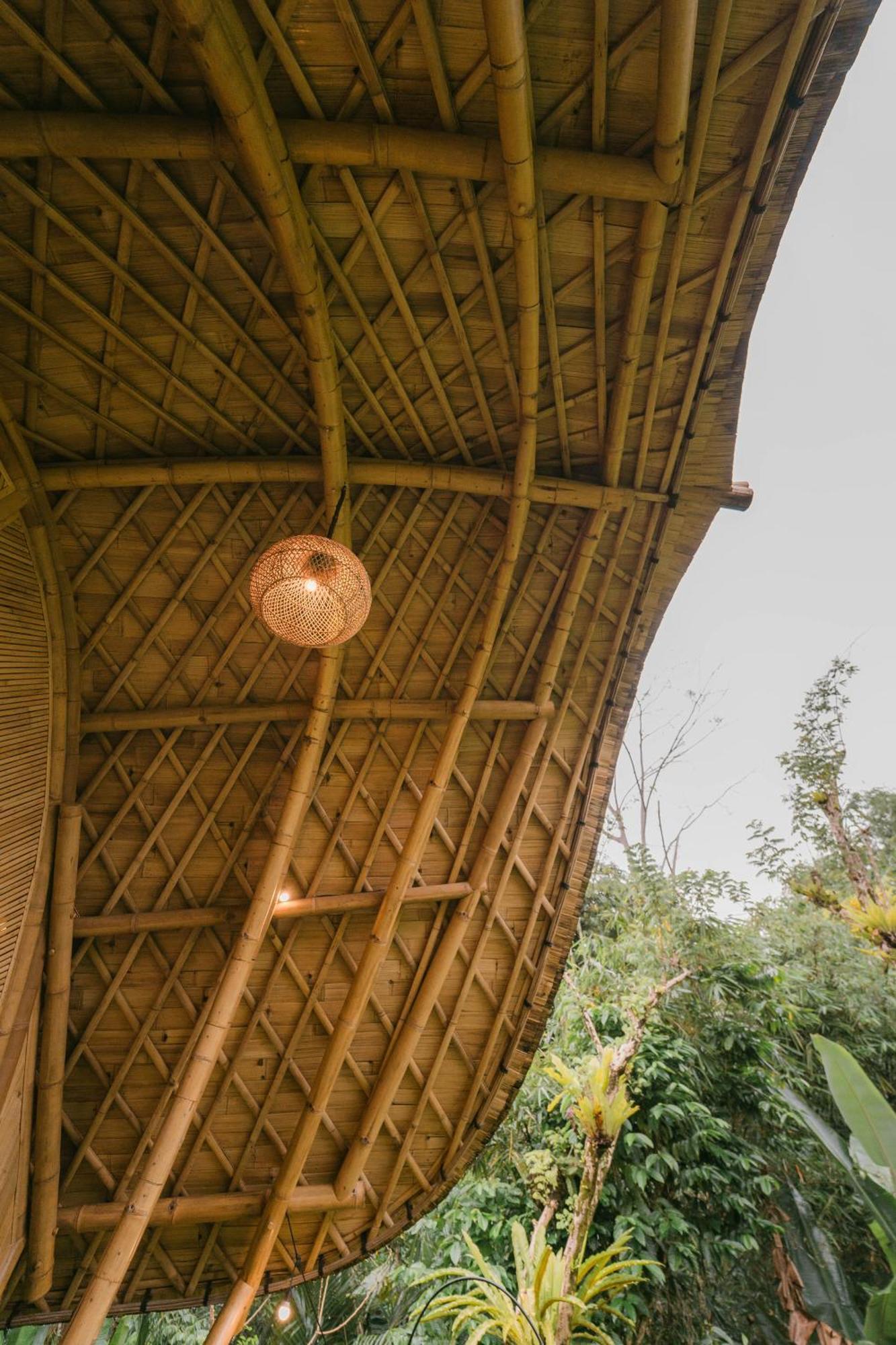 Вилла Arcada Bali Bamboo House Сидемен Экстерьер фото