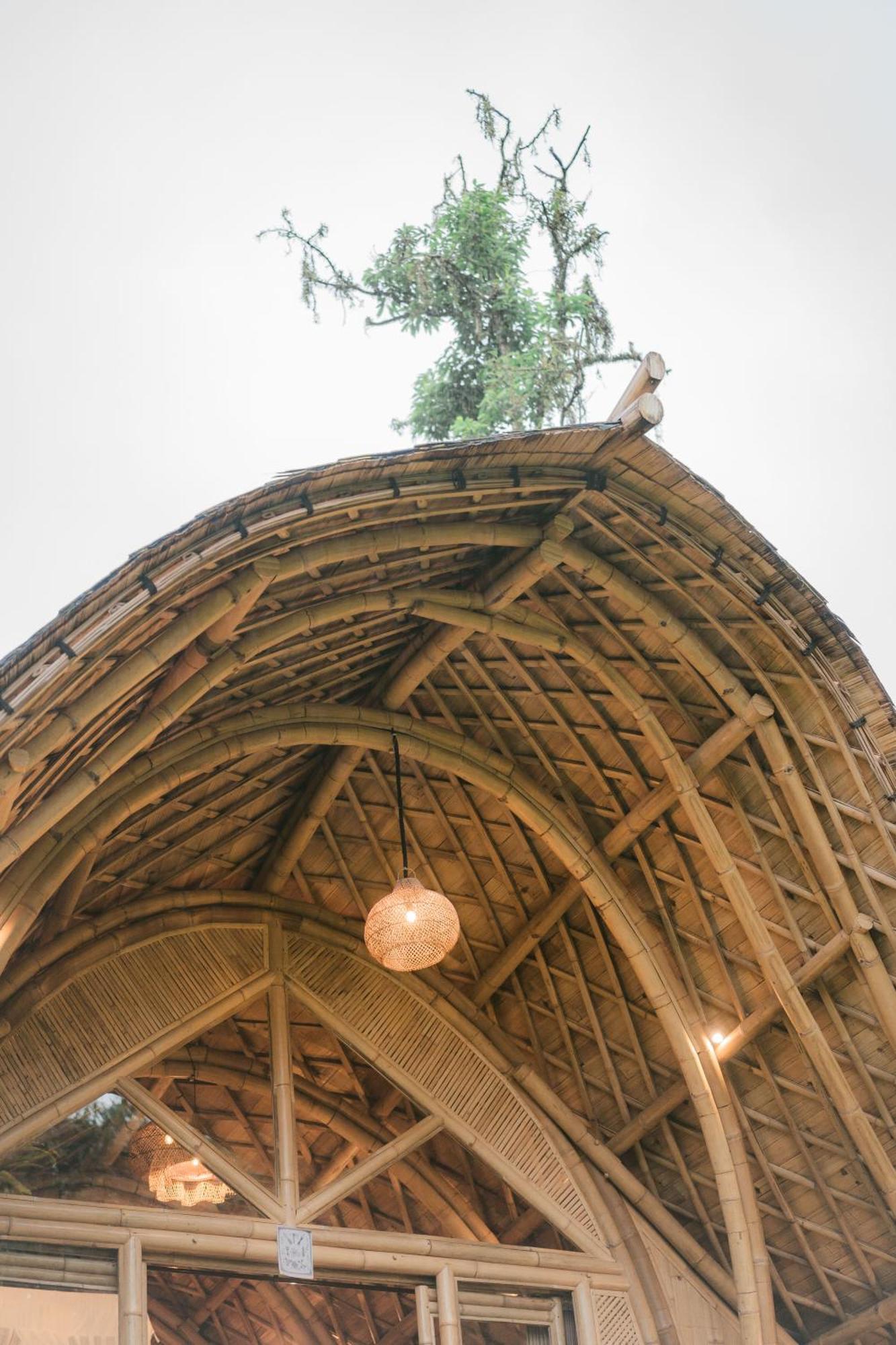 Вилла Arcada Bali Bamboo House Сидемен Экстерьер фото